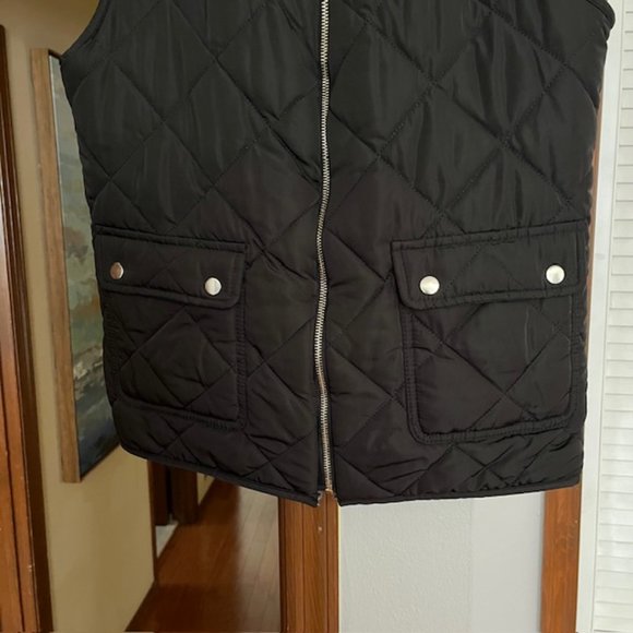 Women's Reversible Sherpa Vest Quilted Zip Fleece Padded Gilet with Pockets Med - Picture 3 of 6